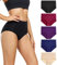 wirarpa Culottes Gainante Femmes Coton Taille Haute Slips, Multicolore04-lot de 5, 40-44,M