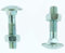 50 x Dresselhaus M8 x 35 Flachrundschrauben mit Vierkantansatz & Mutter Mu, galv. verzinkt DIN 603 M 8 Schlossschrauben ISO 8677 (50, M8 x 35)