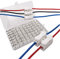 Senven 63Pcs Morsettiera rapida 10A, connettore a molla, connettore morsettiera a morsetto cavo, illuminazione, alimentazione e cablaggio automobilistico Connection, CH2-56Pcs CH3-7Pcs.