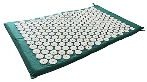 HQ Akupressurmatte Nacken Iplikator 65x39cm grün Shanti Entspannungsmatte green eco