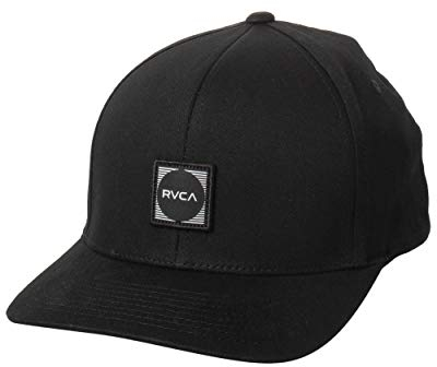 RVCA Herren Hut, Flexfit/Schwarz, S/M