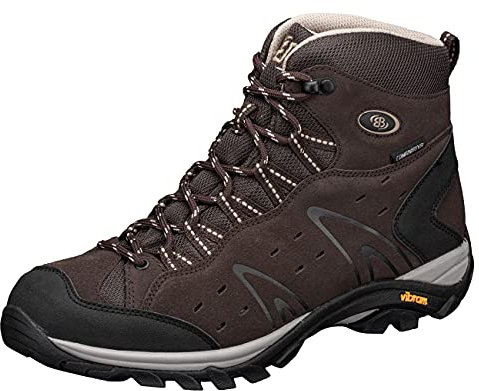 Brütting Mount Bona High Unisex Erwachsene Trekking- & Wanderstiefel, braun/beige, 45 EU