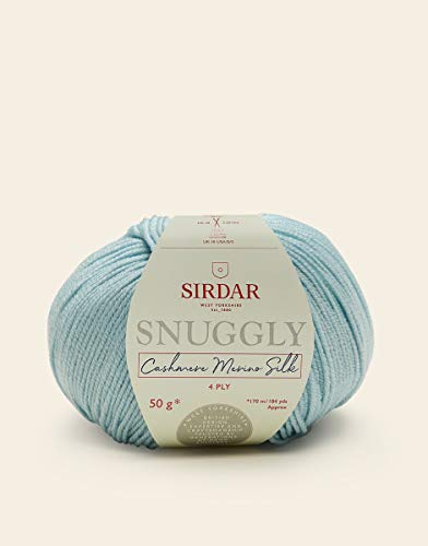 Sirdar F062-0312 Snuggly Cashmere Merino Silk 4-lagig, Little Mermaid (312), 50 g, Seide Wolle Kaschmir, Kleine Meerjungfrau