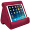 FANIER Cuscino Supporto per Tablet, Multi-Angolo Supporto Tablet Universale in Spugna Compatibile con Tablet, iPad, per lettori di libri elettronici, smartphone, magazine (Vin rosso)