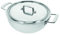 Demeyere sauteuse induction Esstential 5 – Sauteuse inox avec couvercle pour le four - Sauteuse conique pour induction en acier inoxydable 5 couches - garantie de 30 ans – Ø 24 cm