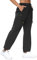 VVK Damen-Wanderhose, leicht, schnell trocknend, Outdoor-Sporthose, Camping, Klettern, Golf, Reißverschlusstaschen, Schwarz, S