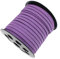 Purple Faux Leather Cord for Jewerly Making 5mm 40 Yards Suede Cord Necklace String Thin Leather Lace Velvet Lace Craft Cord for Bracelet-Choker-DIY Projects
