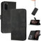 Momoka Store Handyhülle für Samsung Galaxy Note 20,TPU Klapphülle Schutzhülle für,Lederhülle mit Standfunktion und Kartenfach-Schwarz