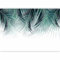 murando - Papier peint panoramique nature 400x280 cm - Revêtement mural décoration pour chambre salon - Design moderne - Blanc gris - Tropical vacances nature feuilles palmiers b-A-10317-a-c