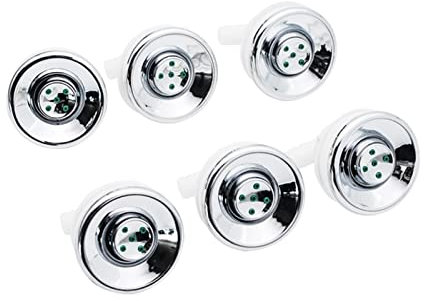 SCALZE 6 pz/Ugello Spray Ugello Idraulico Agopuntura Massaggio Risparmio d'Acqua Soffione Doccia Jets Doccia Box Cabin Accessori Stanza Bagno Soffione Doccia Anticalcare