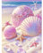 XIATIAN Diamond Painting Muscheln Set Erwachsene Diamant Painting Bilder Kinder, 5d Diamond Painting Muscheln Diy Crystal Art Stickerei Kreuzstich Bilder Set füR Wanddekoration 30x40cm
