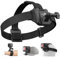 Head Strap Mount with Cap Clip, Quick Release Head Belt Mount Compatible with GoPro Hero 11/10/9/8/7/6/5, Fusion, Max, DJI OSMO and Most Action Cameras