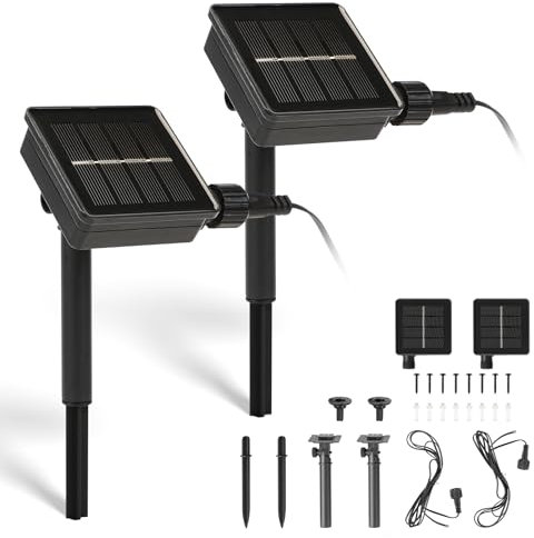 YUNJACKEYDZ Replacement Parts for Solar Lights - 3V 40Ma Panel Lantern Lid, for Flower Garden Patio Decor Outdoor Stake Lanterns DIY Table Light