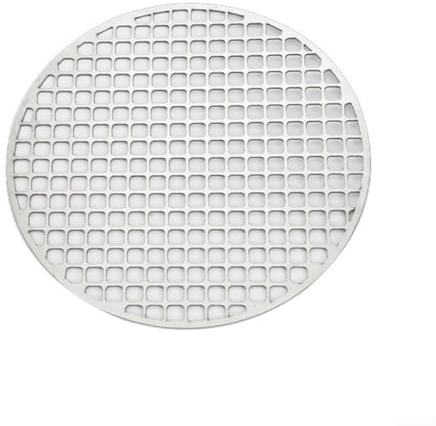 Rundes Grillrost aus Edelstahl, runde Grillmatte, Grill, Kochen, Grillnetz, Dampfkühlung, Grillrost für Outdoor, Camping, Picknick, Backen (24 cm)