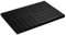 Relaxdays Bambus Badematte, 61 x 40 cm, rutschfeste Duschmatte für Badewanne, Dusche, Sauna, Indoor & Outdoor, schwarz