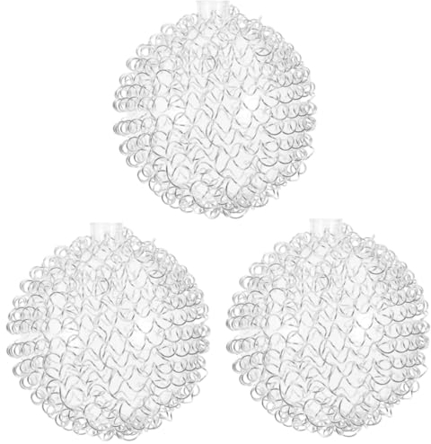 PRETYZOOM 3St Lampenschirm aus Glas hängelampe hängeleuchten Lampenschirme für Stehlampen leichte Abdeckungen Tischlampenschirm dekorativer Lampenschirm Glasabdeckung Zweig schmücken g4