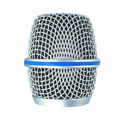 Ersatzgitter für Shure SM58 PG58 BETA58A BETA87A, Gesangsmikrofon Kugelkopf Drahtlosmikrofone Gitter Windschutz (87A)