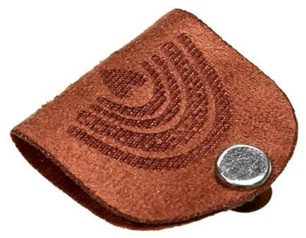 Knick-Label mit Schraube | Wildlederimitat | Regenbogen, rosa