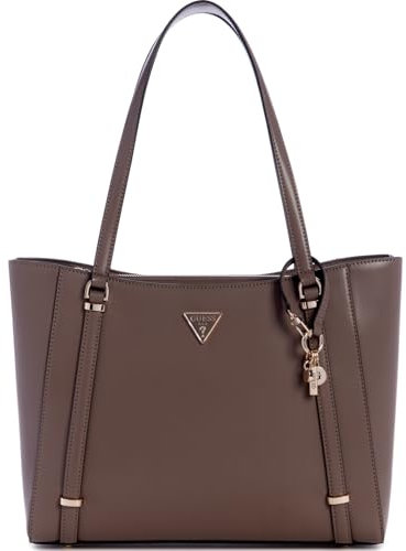 GUESS Daryna Elite Tragetasche für Damen, Dunkles Taupe, One Size, Daryna Elite Tragetasche
