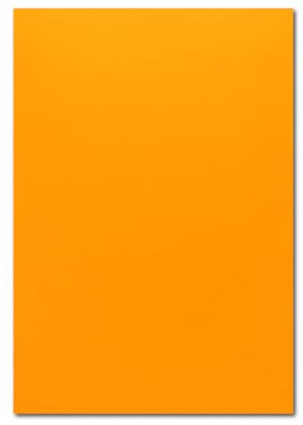 50 DIN A4 Papier-bögen Planobogen - Mango (Orange) - 225 g/m² - 21 x 29,7 cm - Ton-Papier Fotokarton Bastel-Papier Ton-Karton - FarbenFroh