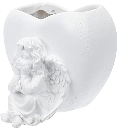 Supvox Blumentopf-engelsstatue Heimdekoration Für Den Garten Und Stabiler Übertopf Für Pflanzen