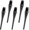 flintronic Dartspitzen Kunststoff, 100 Stück Ersatzspitzen für Softdart-Dartpfeile, 2BA-Gewinde Dartpfeil Spitzen, Stabile Dartspitzen Kunststoff, Nylon Spitzen für Dartpfeile Softdart (Schwarz)