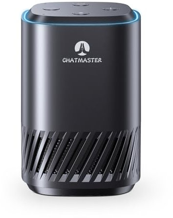 OMMC Altavoz inteligente AI con ChatGPT y Alexa, asistentes de IA duales, lectura de tarot, aprendizaje de idiomas, control de hogar inteligente, protección de privacidad