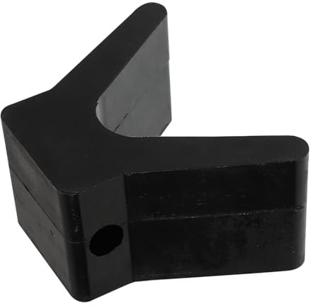 GETAJGHSD Boat Trailer Support Base v Block Black Rubber Bow Stop Block for Trailer Boat Accessories