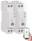 MOES Interruptor WIFI Disyuntor Inteligente Inalámbrico para Riel DIN 1P 16A con Función de Medición, compatible con Alexa/Google Home/Smart Life/Tuya App, Protección contra Sobrecorrientes