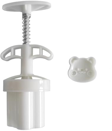 YUGSHNKFC Creative Bear Designs Backform für Keksmonde, Kuchen, lebensmittelechte ABS-Materialien, einfache Reinigung, Dessert, Cartoon-Bär, Backwerkzeug