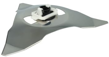 vhbw Ersatz-Messer kompatibel mit Wolf Garten Robo Scooter 400 | 600 Rasenmäher - Ersatzklinge Silber, Edelstahl