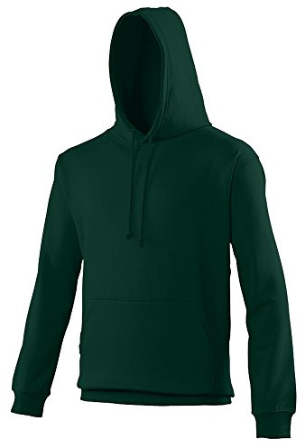 AWDis Men's College Hoodie, Green (Forest Green), XXX-Large
