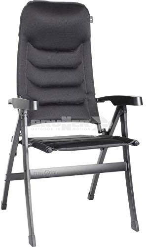 BRUNNER Campingstuhl, Metall, Grau, Standard