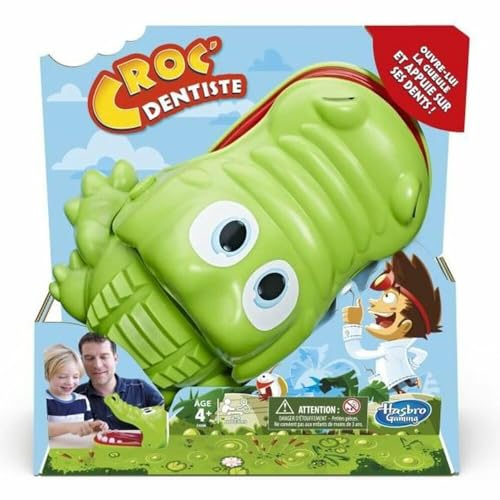 Hasbro Gaming Croc' Dentiste - Jeu de société pour Les Petits - Jeu Fun -4 Ans et Plus- Version française