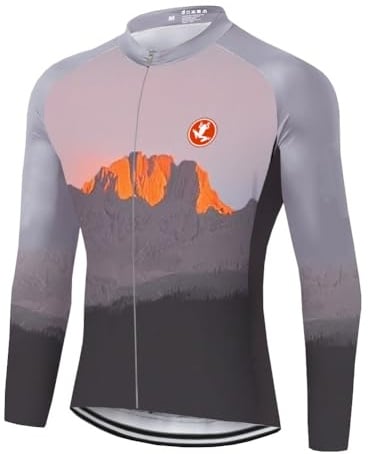 UGLY FROG Winter Bike Wear Herren Fahrradbekleidung Radtrikot Langarm Winddicht Thermische Fleece Bekleidung