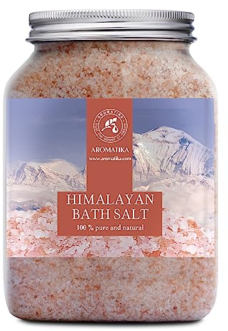 Himalaya Salz Rosa Kristallsalz 1300g - 100% Rein & Natürlich - Natursalz - Salz Himalaya für Guten Schlaf - Stressabbau - Baden - Himalaya Badezusatz