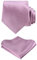TIE G Einfarbiger Satin Formell für Herren Krawatte und Einstecktuch-Set im Geschenkkarton für die Hochzeit (Himbeere)