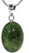 Chromdiopsid Sternsmaragd oval Edelstein Silber Kettenanhänger