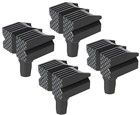Loops 4 PACK Plastic Bench Dogs - 19mm / ¾” Peg - Workbench Wood Sanding Planing Clamp Grips - Woodwork Desk Jig Clamping Pins