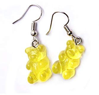 Tiande Creative Food Fruit Acrylic Big Drop Dangle Stud Earrings for Women, Acrylic Metal Resin