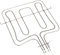 sparefixd Top Heater Element 27002 for Smeg TR4110P1 Range Cooker Oven