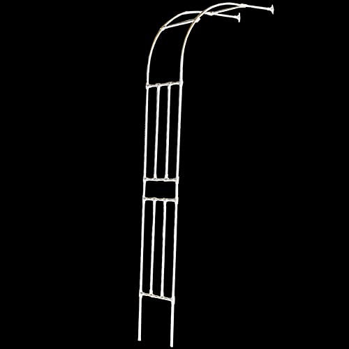 MANG Arco da Giardino in Metallo per Piante Rampicanti, Traliccio di Rose Rampicanti Durevole, Pergolato Esterno Pergola, Facile da Montare