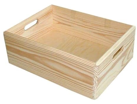 Weitere Stapelbox Holz Gr. M 30 x 40 x 13,5 Holzkiste Holzbox Kiste Box