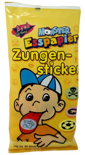 ATC Handels GmbH Zungen-Sticker-Tattoos ca. 60 Stück - EIN lustiger Spaß für Kindergeburtstage, Kindergarten, Kinderfeier