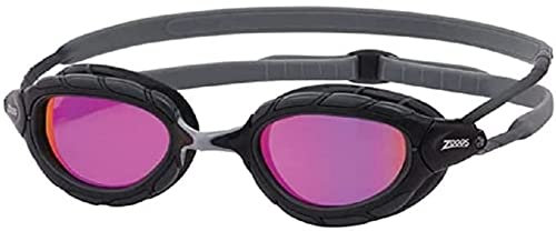 Zoggs Predator Schwimmbrille für Erwachsene, UV-Schutz, verstellbare Komfort-Brillengurte, beschlagfreie Schwimmbrille, Goggles für Erwachsene, Ultra-Fit-Dichtung