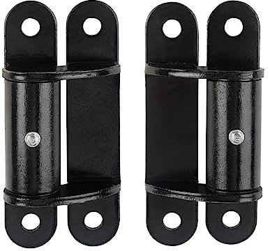 Gudwells Heavy Duty 7” Face Mount Bolt on Weld on Roller Bearing Gate Hinges for Large Heavy Driveway Gates Up to 1100 Pounds, 2062P Lubricable Iron Gate Hinge (1 Pair)