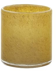 blomus Windlicht -SAGA- | Kerzenhalter aus Glas | Farbe Tan | Größe S | Ø8 x 8,5H cm | für Innen- und Außendekoration
