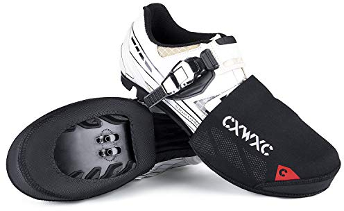 CXWXC Fahrradschuhüberzieher für Herren und Damen – Winter wasserdicht atmungsaktiv – Schwarz, XXL