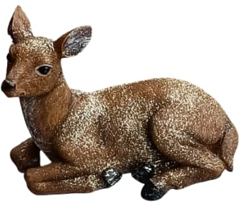 REH Dekofigur Rehkitz Weihnachtsdeko Gartenfigur Tierfigur Dekoration Herbstdeko
