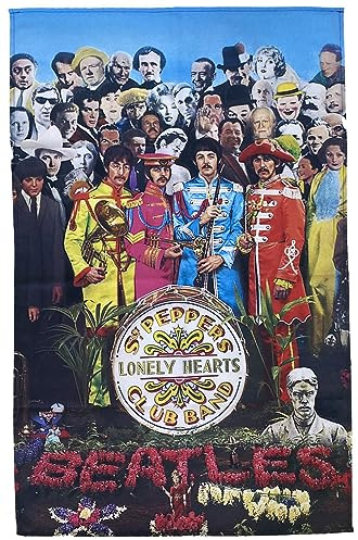 Póster de The Beatles con logotipo de la banda de Sgt Pepper Band, 70 cm x 106 cm